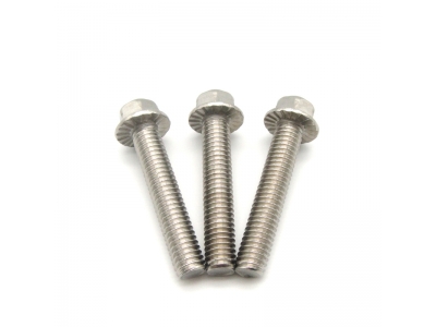 Black stainless steel hex screws and bolts 